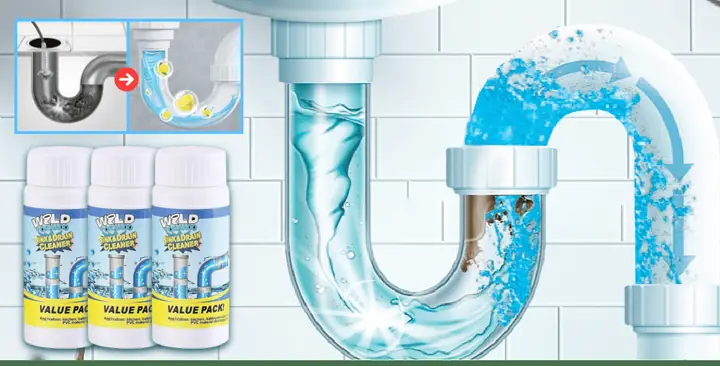 Drain cleaner product set